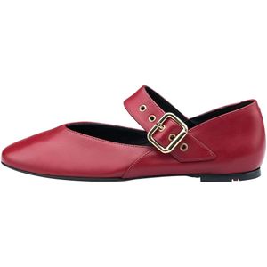 LLOYD Ballerina met riempjes  rood