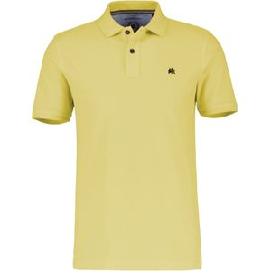 FADED YELLOW T-shirt - Katoen/Polyester - Knoopsluiting - Korte Mouwen