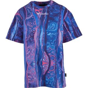 Colucci Shirt  blauw / marine / pink / wit