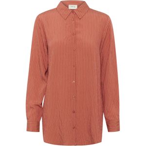 Cream Blouse 'Celia'  kreeft / wit