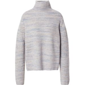 DRYKORN - Varisa - Gebreide Trui - Lichtblauw / Lichtgrijs