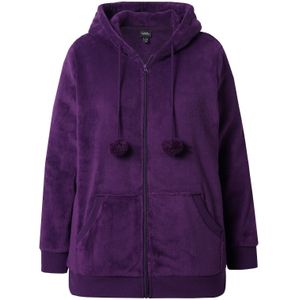 Ulla Popken - Sweatvest - Braam - Met Ritssluiting en Capuchon