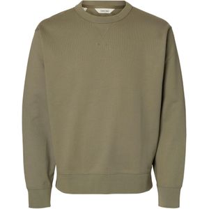 SELECTED Sweatshirt 'SLHLUKE'  greige