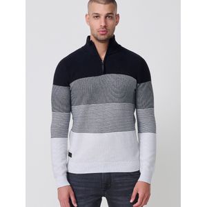 KOROSHI Trui  grijs / zwart / wit