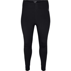 Active by Zizzi Sportbroek 'ADORTHE'  zwart / wit