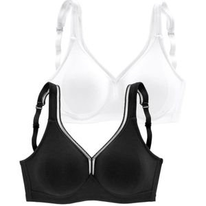 PETITE FLEUR BH  zwart / wit