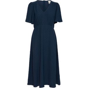 ICHI Jurk 'Zabby'  nachtblauw