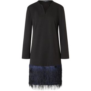 Ana Alcazar Cocktailjurk 'Abiani'  blauw / zwart