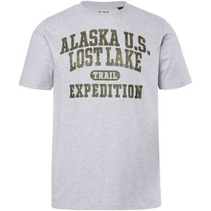 JP1880 Shirt  grijs gemêleerd / groen