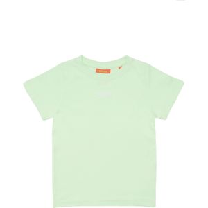smiler. Shirt 'mini-laugh.'  pastelgroen