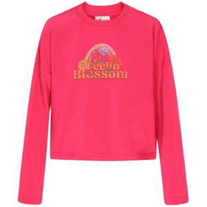IZIA Sweatshirt 'Boho'  lavendel / oranje / rosa / framboos