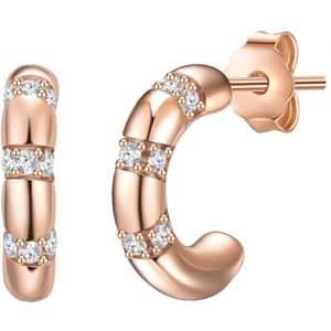 Lulu & Jane Oorbellen  rose-goud