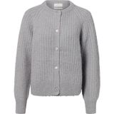 Fynch-Hatton - Gebreid Damesjack - Alpacamix met Wol - Los Model - Knoopsluiting