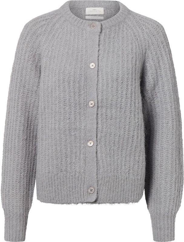 Fynch-Hatton - Gebreid Damesjack - Alpacamix met Wol - Los Model - Knoopsluiting