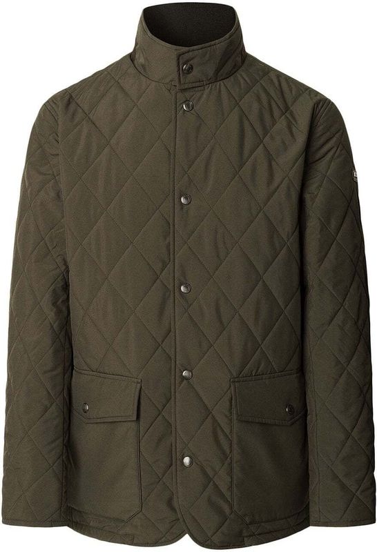 Hackett London - Gewatteerde Jas - Olijfgroen