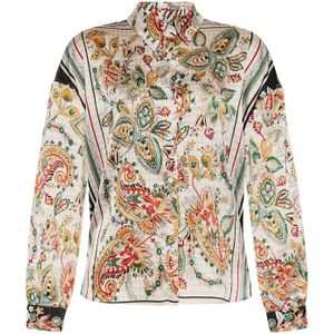 usha - Hemdbluse - Satin - Langemouwen