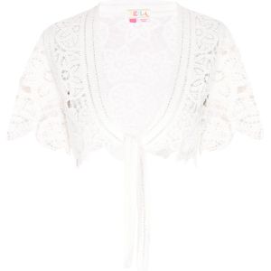 IZIA - Bolero 'Spring Summer' - Offwhite - Gehaakt