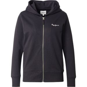 Pepe Jeans Sweatvest 'EDNY RO'  zwart / wit