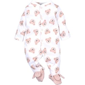 NINI Rompertje/body  oudroze / zwart / wit