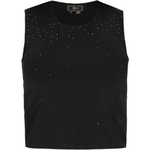 faina Gebreide top 'Fashion Look'  zwart