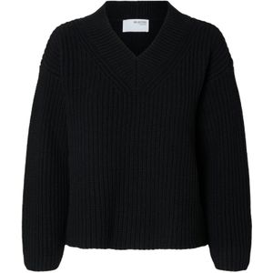 SELECTED Trui 'SLFSelma'  zwart