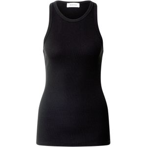 Modström - Igor - Top - Zwart - Katoenmix - Mouwloos