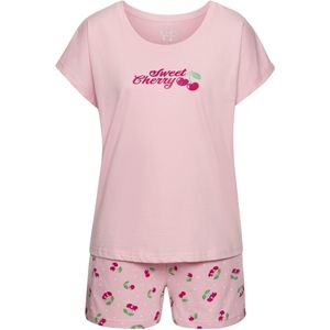 VIVANCE Korte pyjama  groen / bessen / rosa