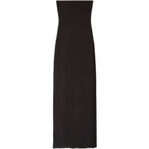 Bershka Jurk  donkerbruin