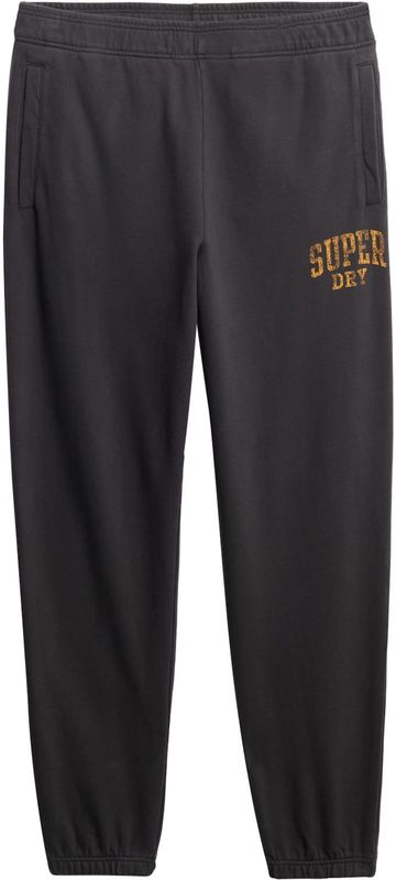 Superdryvoor mannen. M7011396A Atletich joggerbroek marineblauw (S), Casual, Katoen