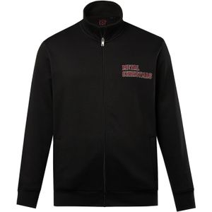 JP1880 Sweatvest  beige / vuurrood / zwart