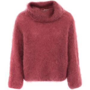 Honnête Atelier Trui 'Dune'  bourgogne