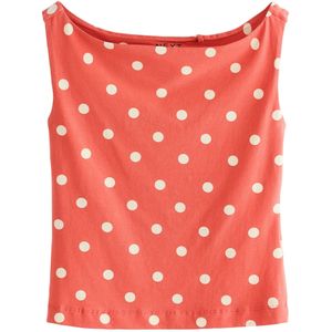 Next Top  oranjerood / offwhite