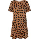 Tatuum - Graci - Damesjurk - Katoen - Ruime Trapeziumvorm - Korte Mouwen