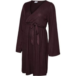 MAMALICIOUS - MLMAEVE TESS - Jurk - Wijnrood - Met Borstvoedingsfunctie