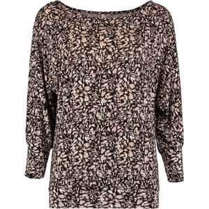 Hailys Shirt 'Fi44lipa'  nude / zwart / wit