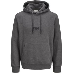 JACK & JONES Sweatshirt  grijs / zwart