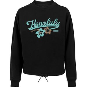 F4NT4STIC Sweatshirt 'Honolulu'  turquoise / bruin / zwart