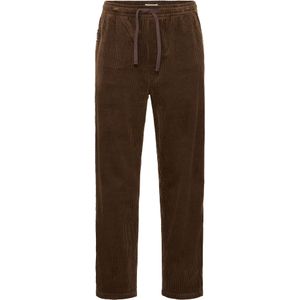 !Solid Chino ' SDALANN '  donkerbruin
