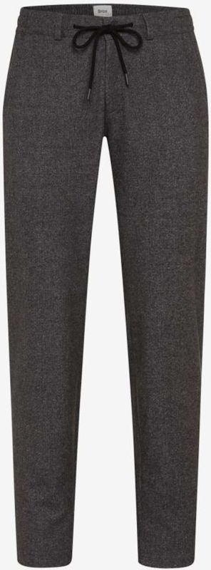 Slim fit stoffen broek met achterzakken, model 'Phil'