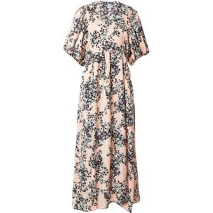 & Other Stories Jurk  pastelgroen / pasteloranje / zwart