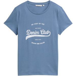 TOM TAILOR DENIM Shirt  blauw / wit