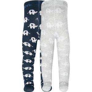 EWERS Kousen 'Elefant'  navy / grijs
