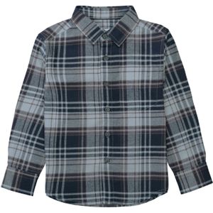 STACCATO Overhemd  donkerblauw / lichtgrijs