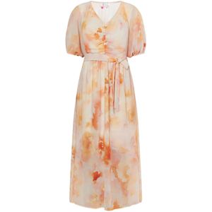 IZIA Jurk  oranje / abrikoos / lichtoranje