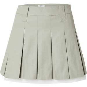 Monki Rok  pastelgroen / wit