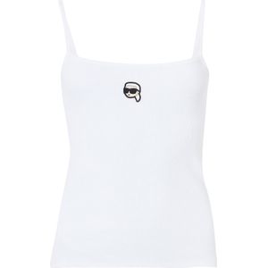 Karl Lagerfeld Top 'Ikon'  crème / zwart / wit