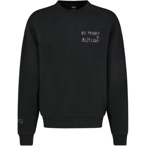 Sublevel Sweatshirt  antraciet / wit
