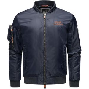 STONE HARBOUR Tussenjas 'Berkoo'  navy / oranje