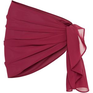 LASCANA - LSCN - Rok - Framboos - Korte Mini - Chiffon