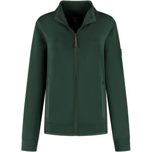 Travelin - Olia - Outdoorvest - Donkergroen - Sweatvest